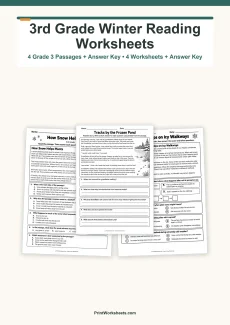 Winter Worksheets Worksheet - Winter Reading Comprehension Worksheets for 3rd Grade – Free PDF | Free Printable