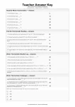 Teacher Answer Key - Grade 2 thermometer reading teacher answer key